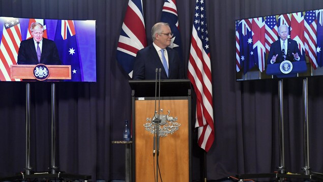 Sous-marins : l’Australie signe un accord avec les États-Unis et le Royaume-Uni