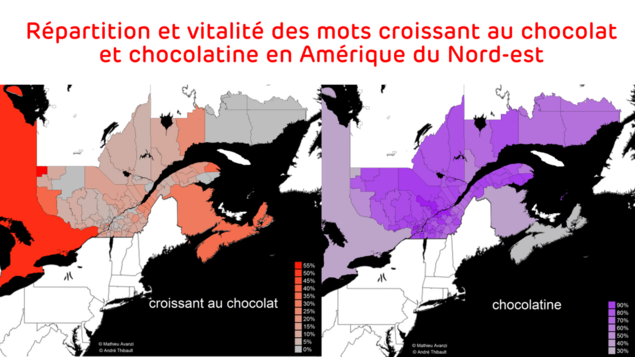 Carte de la région où les mots sont les plus utilisés. Carte de la région où les mots sont les plus utilisés.
