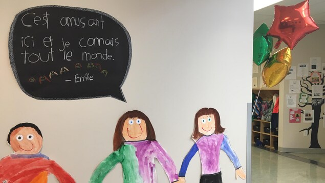 Les élèves de l'école Claudette-et-Denis-Tardif ont orné les murs de leur nouvel environnement de vie. Les élèves de l'école Claudette-et-Denis-Tardif ont orné les murs de leur nouvel environnement de vie.