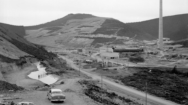 La municipalité de Murdochville, en 1955