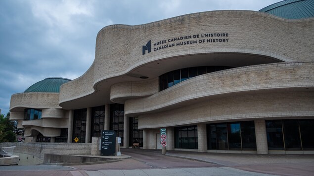 Le Musée canadien de l'histoire à Gatineau.