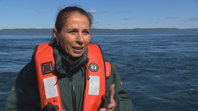 Nadia Ménard est écologiste dans le parc marin du Saguenay-Saint-Laurent Nadia Ménard est écologiste dans le parc marin du Saguenay-Saint-Laurent