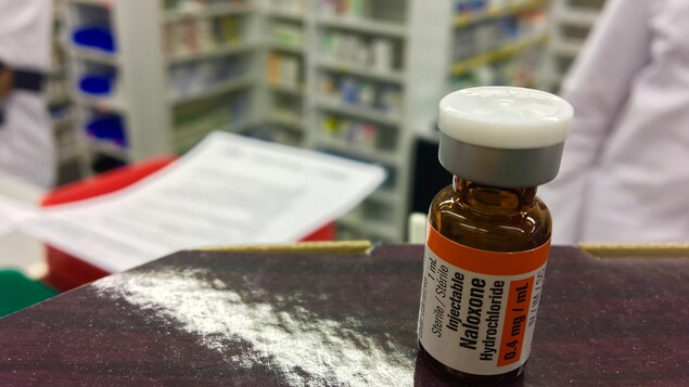 Une dose de naloxone, un antidote contre les opioïdes. Une dose de naloxone, un antidote contre les opioïdes.