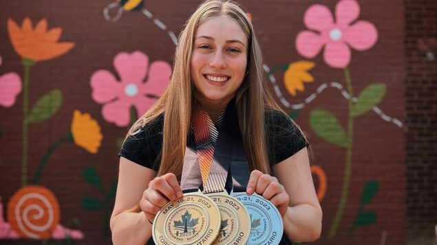 Un premier championnat canadien senior pour Naomie Lusignan, l’haltérophile du Pontiac