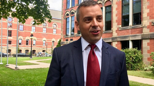 L'avocat, qui a un bureau à Toronto mais est originaire du Nouveau-Brunswick, en entrevue. L'avocat, qui a un bureau à Toronto mais est originaire du Nouveau-Brunswick, en entrevue.