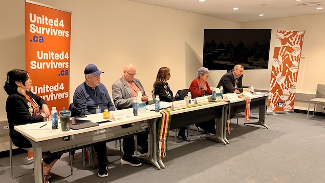 La Nation métisse de la Saskatchewan a tenu un panel de survivants de pensionnats pour autochtones, lundi.