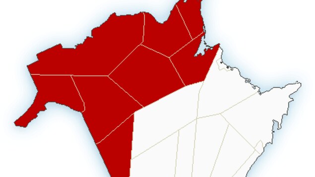 Carte du Nouveau-Brunswick Carte du Nouveau-Brunswick