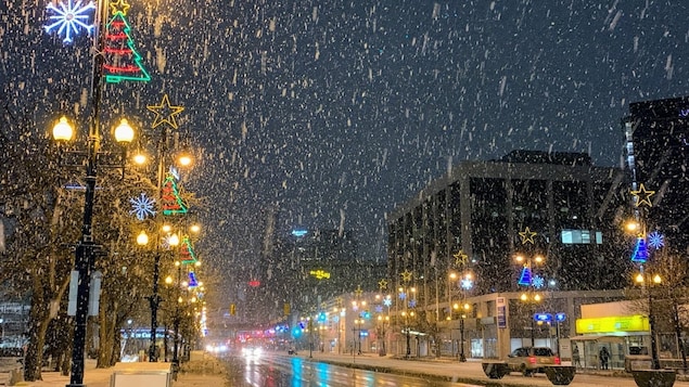 De la neige et le froid arrivent à Winnipeg dimanche après-midi