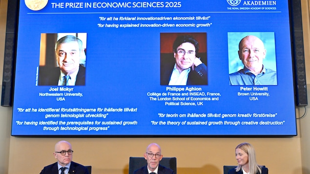 Le Nobel d’économie décerné au Canadien Peter Howitt ainsi qu’à ses deux collègues