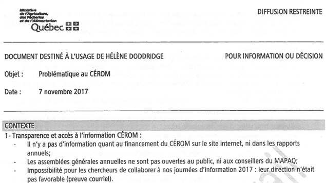 La note ministérielle La note ministérielle
