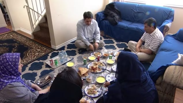 An Afghan family celebrates Nowruz, the Persian New Year, in Saskatchewan. (Chanss Lagaden/CBC)