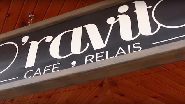 Enseigne du café