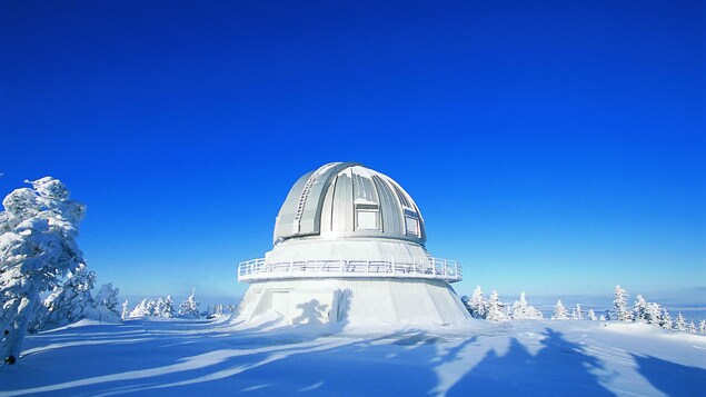 L'observatoire du Mont-Mégantic en hiver