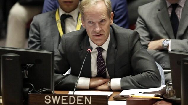 L'ambassadeur suédois à l'ONU, Olof Skoog, cosignataire du texte. L'ambassadeur suédois à l'ONU, Olof Skoog, cosignataire du texte.