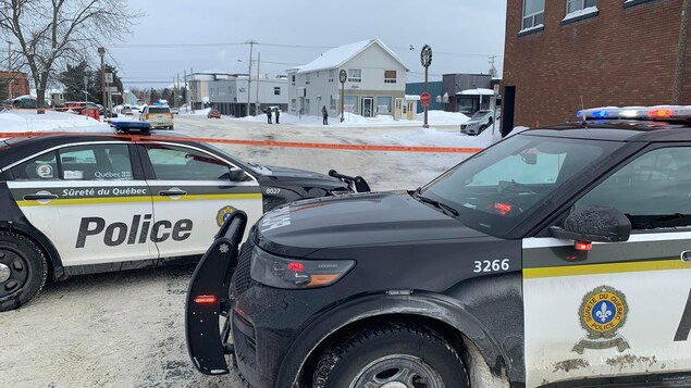 Une opération policière est en cours au centre-ville de Val-d’Or