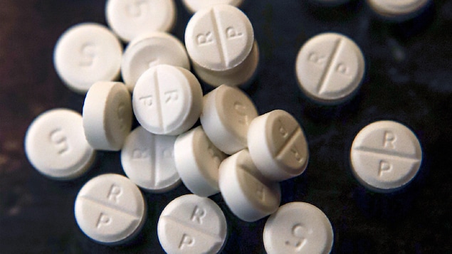 Des comprimés d'Oxycodone de 5mg.