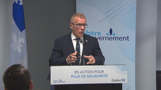 Jean Boulet en conférence de presse.