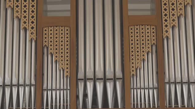 L'orgue Casavant de la salle du Convocation Hall de l'Université de l'Alberta.