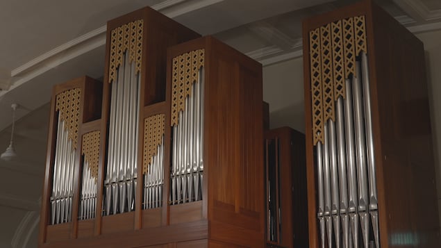 L'orgue Casavant de la salle du Convocation Hall de l'Université de l'Alberta.