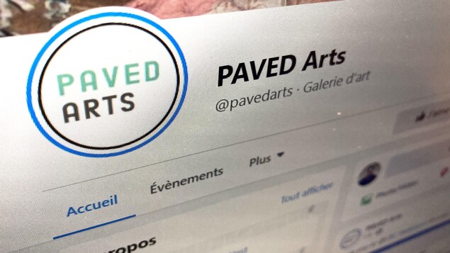 La page Facebook de l'organisme artistique Paved Arts, à Saskatoon.