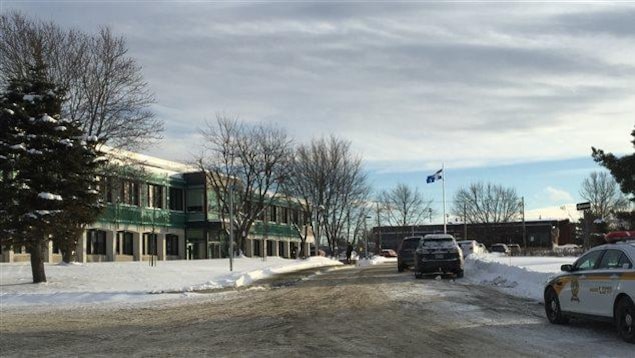 Le palais de justice de Val-d'Or, en Abitibi.