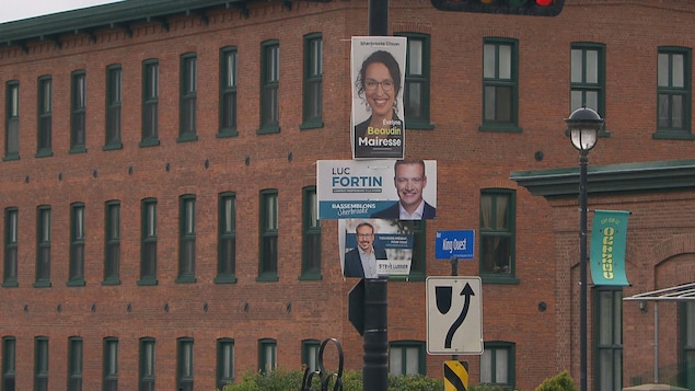 Affiches électorales abîmées et volées : des candidats estriens préoccupés