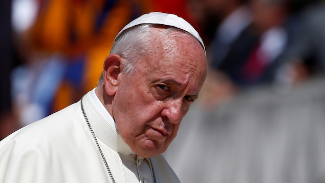 Gros plan du pape François