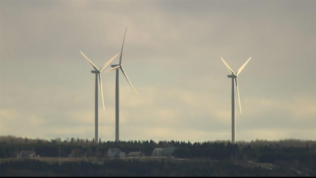 Des éoliennes du parc Viger-Denonville.