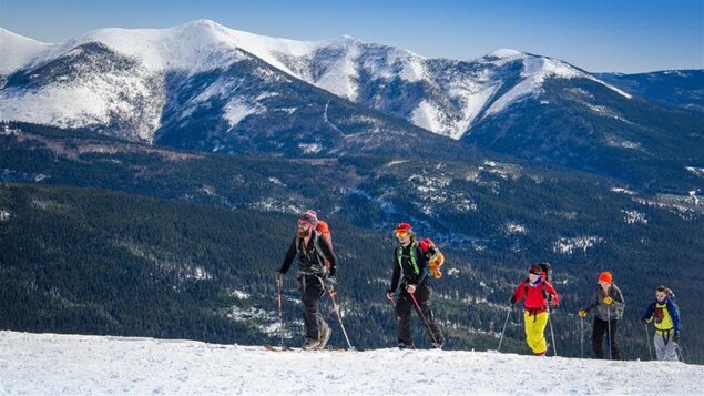 Amateurs de plein air dans le Parc national de la Gaspésie