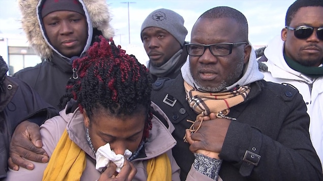 Les parents du jeunes Ariel Jeffrey Kouakou