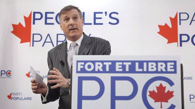 Maxime Bernier lors d'une allocution