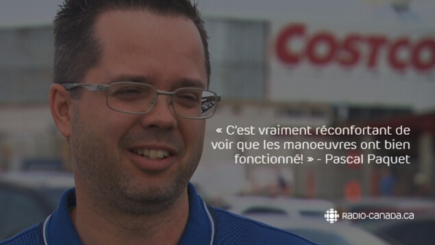Pascal Paquet, client chez Costco, a contribué à réanimer le père de Joanie et Noémie Gaudet. Pascal Paquet, client chez Costco, a contribué à réanimer le père de Joanie et Noémie Gaudet.