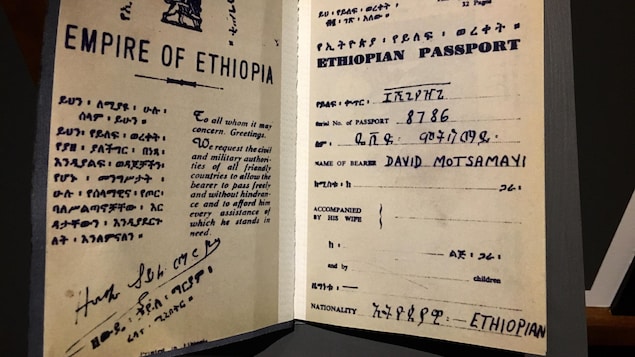 Photo de l'intérieur du faux passeport de Nelson Mandela. Photo de l'intérieur du faux passeport de Nelson Mandela.