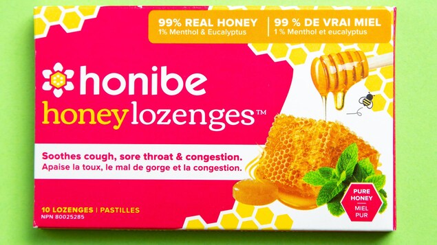 Une boîte de pastilles Honibe.