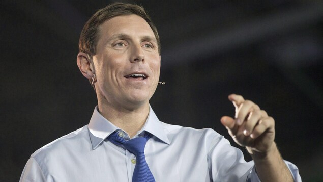 L'ex-chef conservateur ontarien Patrick Brown lors du congrès de son parti en novembre. L'ex-chef conservateur ontarien Patrick Brown lors du congrès de son parti en novembre.