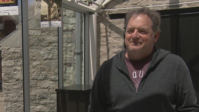 L'acteur Paul Doucet à Lévis.