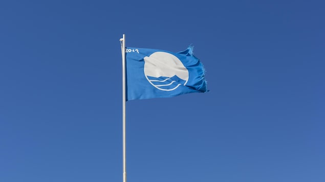 Le drapeau du Pavillon Bleu. Le drapeau du Pavillon Bleu.
