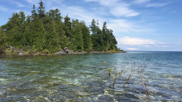 Île dans le lac Huron près de la péninsule de Bruce, dans le Nord de l'Ontario