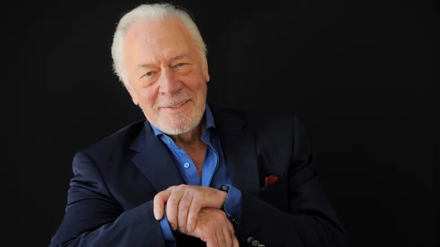 Christopher Plummer poses for a portrait on July 25, 2013, in Beverly Hills, Calif. Canada Post honoured the late actor with a commemorative stamp released Wednesday.