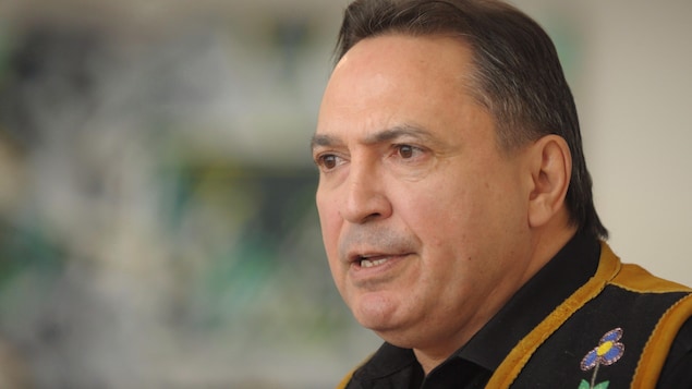 Plan rapproché de Perry Bellegarde.