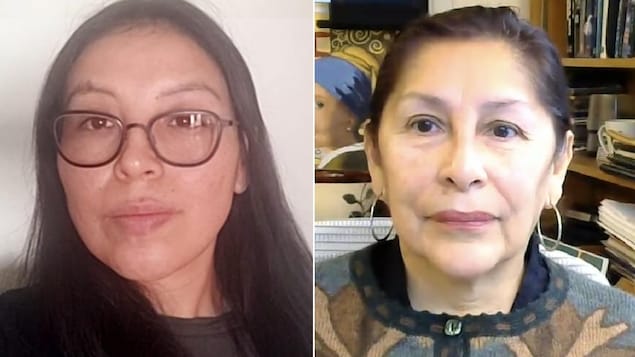 La sénatrice Rosa Gálvez (à droite) et la chercheuse Yojana Miraya Oscco, toutes deux nées au Pérou, résident respectivement à Ottawa et à Toronto.