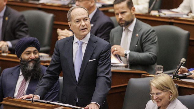 Le ministre des Finances de l'Ontario, Peter Bethlenfalvy.