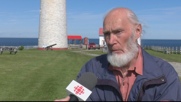 Jean-Pierre Salaun, président du Site historique maritime du phare de Cap-des-Rosiers Jean-Pierre Salaun, président du Site historique maritime du phare de Cap-des-Rosiers