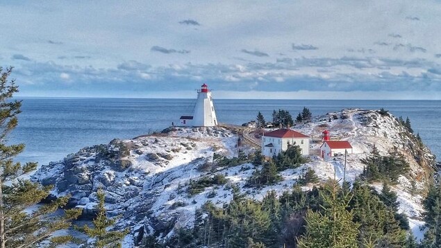 Le phare de Swallowtail sur Grand Manan.