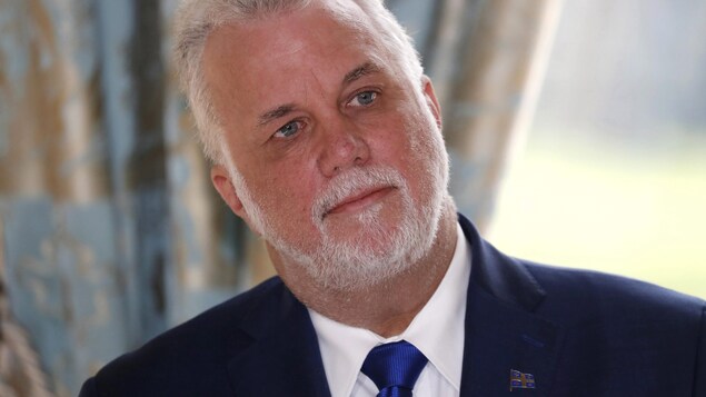 Le premier ministre Philippe Couillard. Le premier ministre Philippe Couillard.