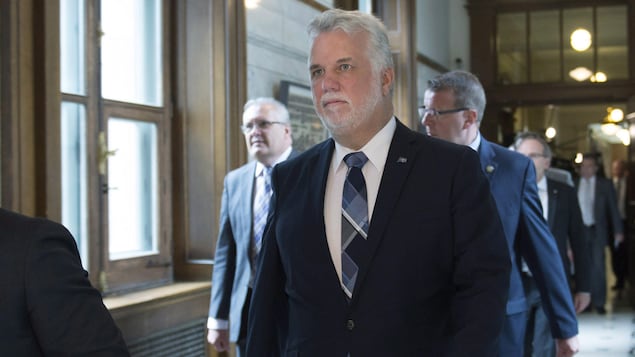 Le premier ministre du Québec Philippe Couillard