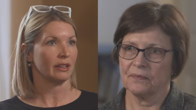 Heather Crane, left, and her mother, Donna Letto, described how sophisticated scammers are taking advantage of people's kindness and willingness to help. (Mark Cumby/CBC)