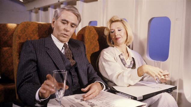 Jean Gontrin (Benoît Girard) et Louise Robert (Andrée Lachapelle) dans le téléroman « Monsieur le ministre » en 1985 Jean Gontrin (Benoît Girard) et Louise Robert (Andrée Lachapelle) dans le téléroman « Monsieur le ministre » en 1985