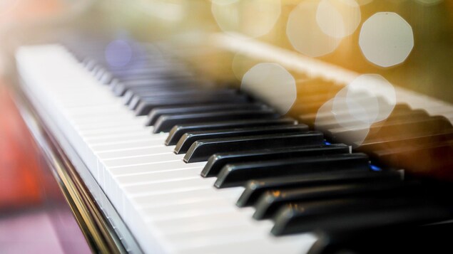 Les touches d'un piano.