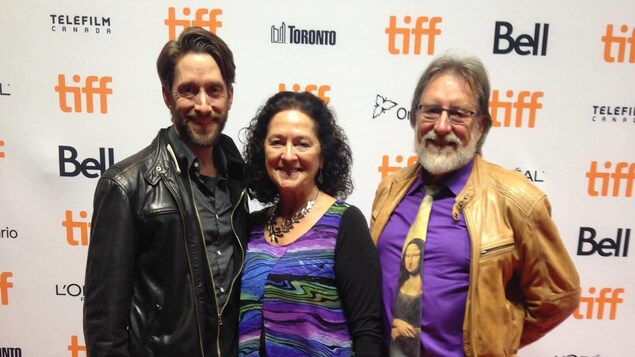 Photo des 3 personnes sur le tapis rouge du TIFF Photo des 3 personnes sur le tapis rouge du TIFF